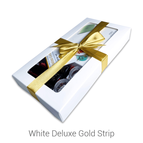 Profinails Ajándékcsomag Gift Box White Deluxe (Gold Strip)