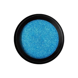 Chrome Por - Körömdíszítő Fátyol Krómpor - Pasztell Kék
