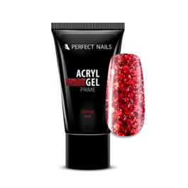 PolyAcryl Gel Prime - Tubusos Polygel 15g - Csillámos Glittery Red *