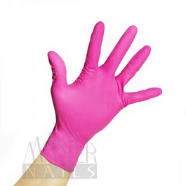 Gumikesztyű Nitrylex Pink XS